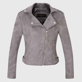 Cropped biker style  jackets (Red, Pink, Grey)